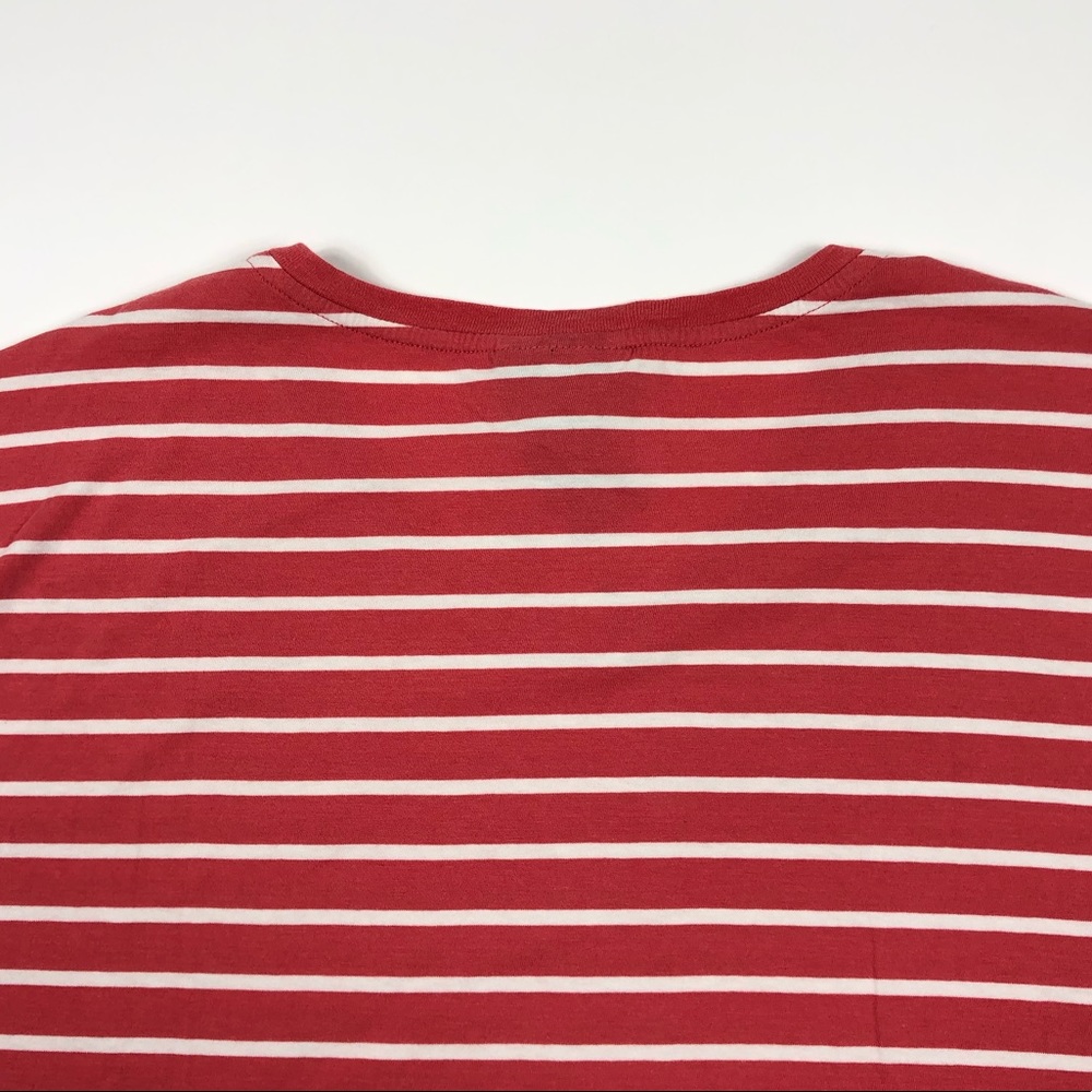 Polo Ralph Lauren V-Neck Striped Red T-Shirt 2XLT - Picture 8 of 8